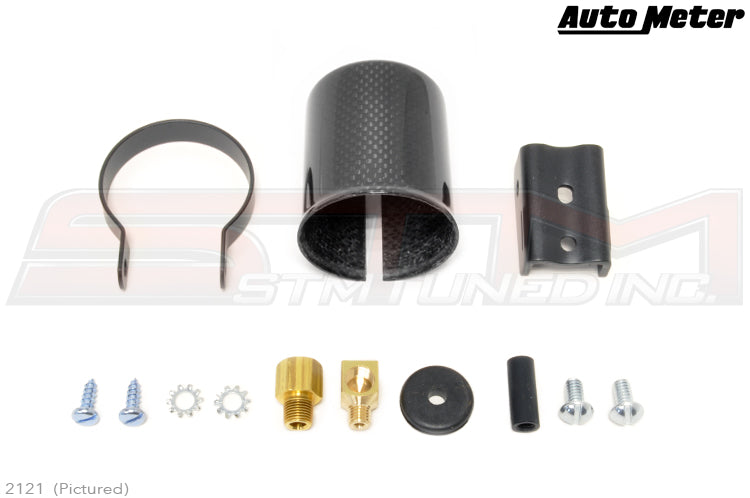 Auto Meter Universal 52mm Gauge Cup - Carbon Fiber