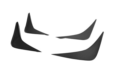 APR Carbon Fiber Front Bumper Canards - 09-11 GTR