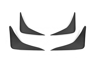 APR Carbon Fiber Front Bumper Canards - 12-18 GTR