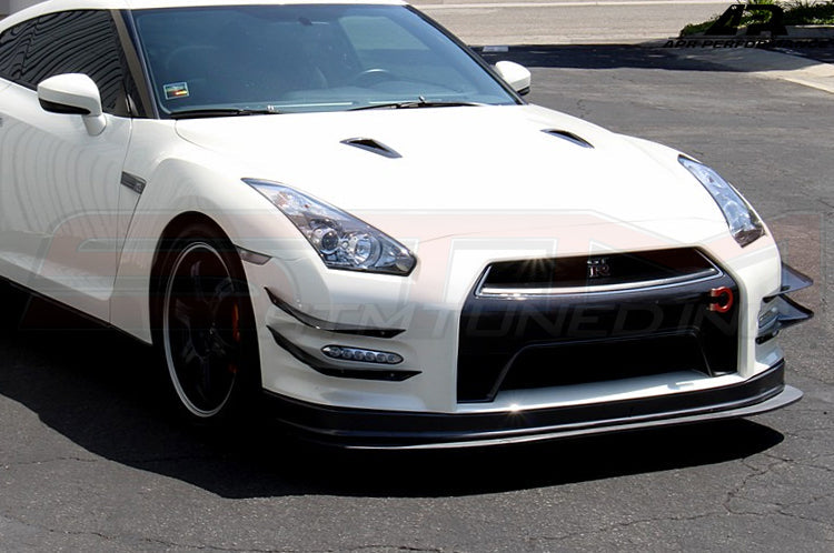 APR Carbon Fiber Front Bumper Canards - 12-18 GTR