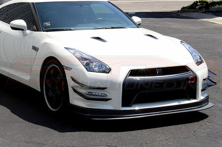 APR Carbon Fiber Front Bumper Canards - 12-18 GTR
