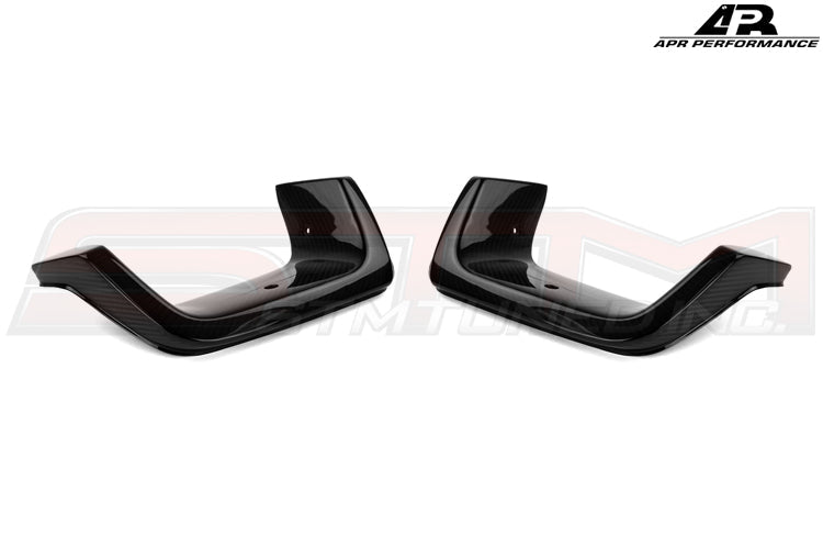 APR Carbon Fiber Exhaust/Bumper Heatshield - 08-14 WRX/STi Hatch