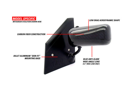 APR Formula GT3 Carbon Fiber Mirrors for Evo X (CB-410032B)