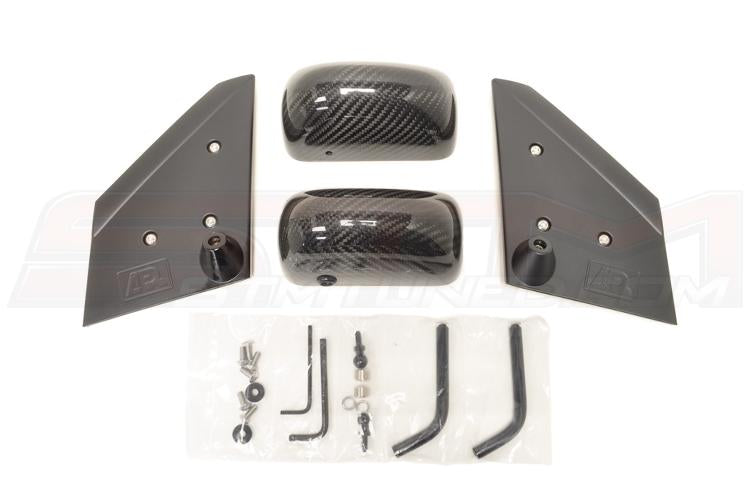 APR Formula GT3 Carbon Fiber Mirrors for Evo 7/8/9 (CB-483032B)