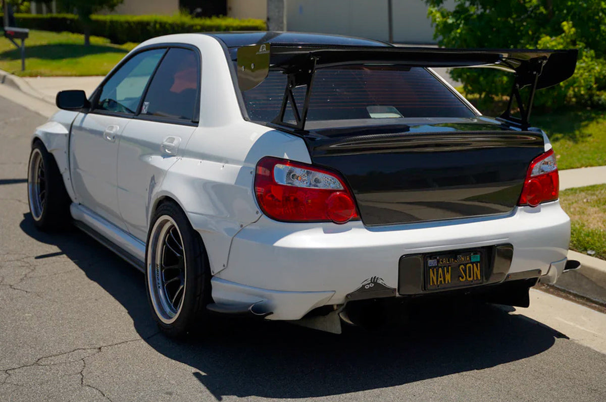 APR Carbon Fiber License Plate Backing for 04-07 WRX/STi (CBX-WRXLIC)