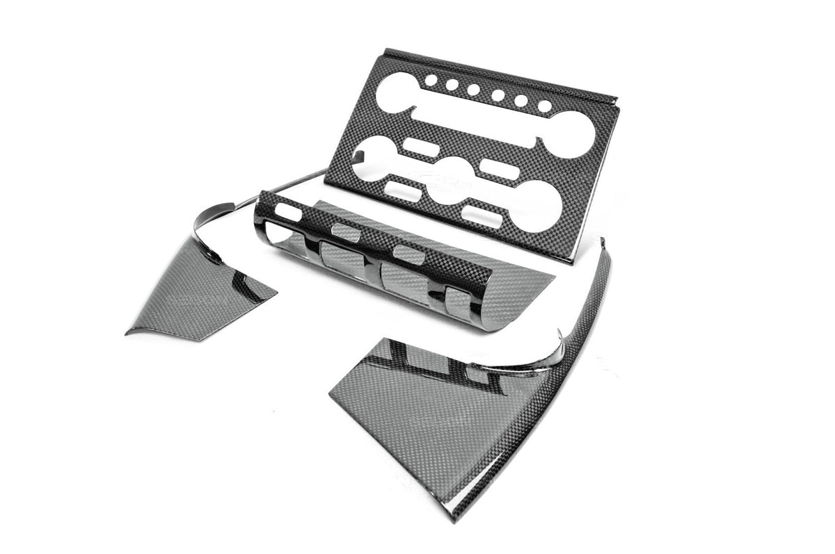 Seibon Carbon Fiber Center Control Dash Trim Set for R35 GTR (CFI0910NSGTR-A)
