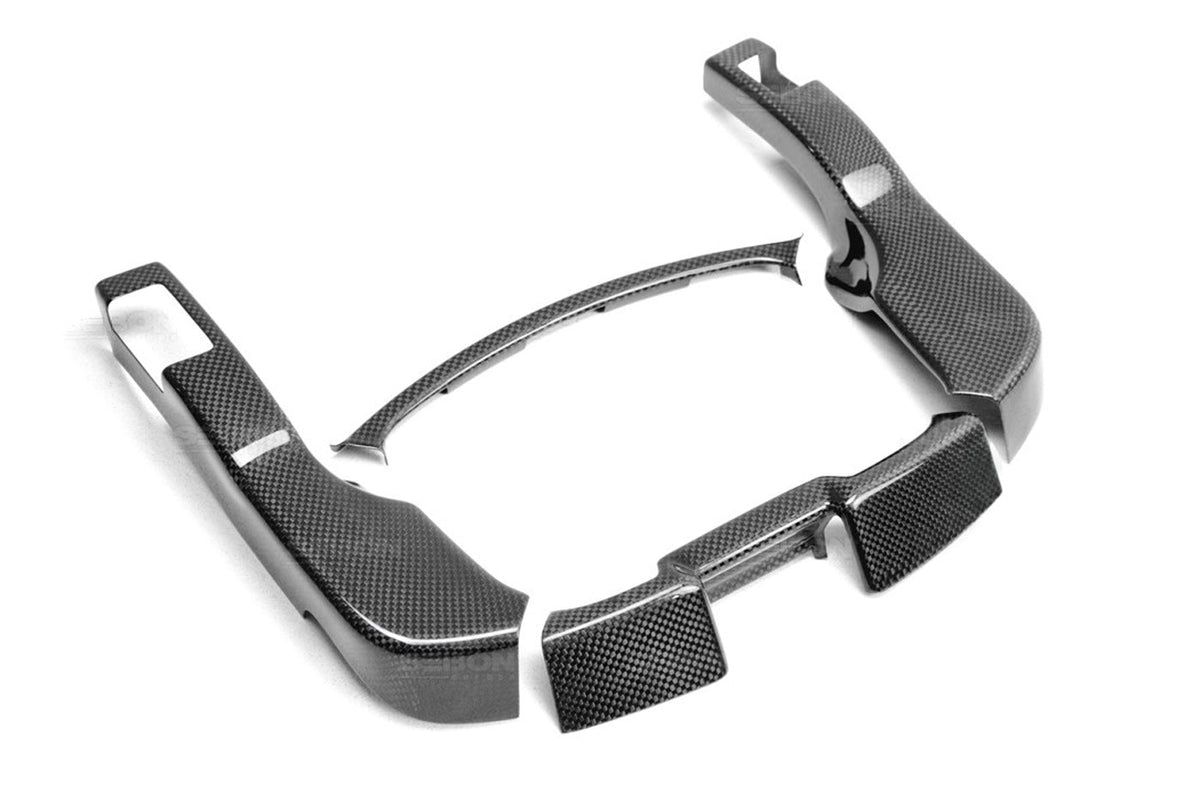 Seibon Carbon Fiber Center Gauge Bezel Trim Set for R35 GTR (CFI0910NSGTR-B)