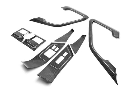 CFI0910NSGTR-C Seibon R35 GTR Carbon Fiber Interior Door Trim