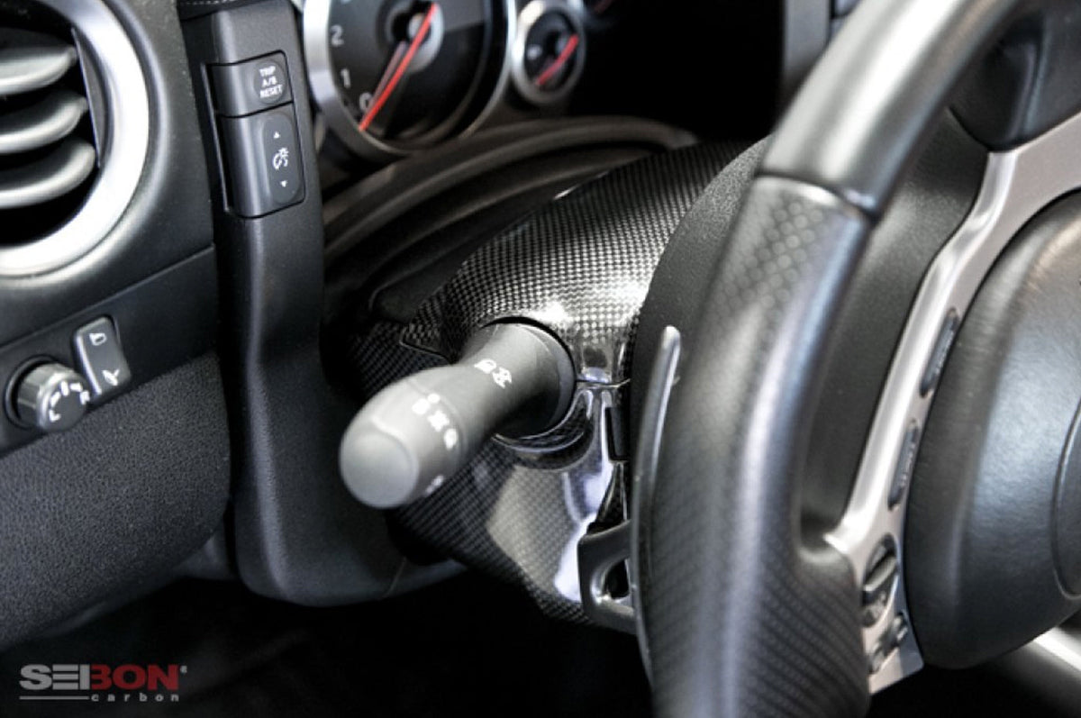 Seibon Carbon Fiber Steering Column Trim for R35 GTR (CFI0910NSGTR-G)