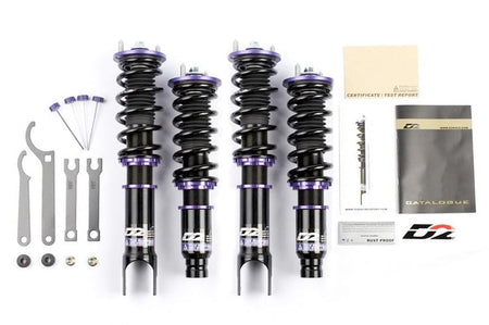 D2 Coilovers for Mitsubishi Evo DSM 3000GT GVR4 (Each model will vary)