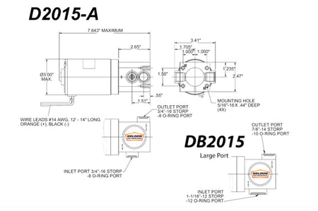 Weldon 1400 hp fuel pump D2015 schematic