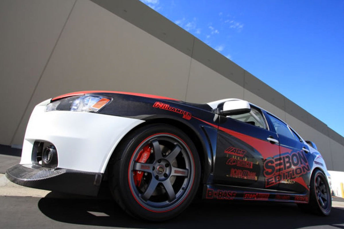 Seibon Carbon Fiber Rear Doors for Evo X (DD0809MITEVOX-R)