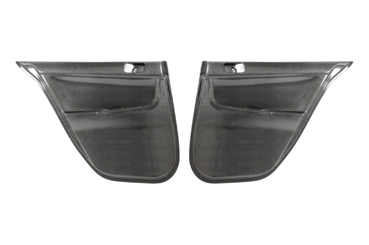 Seibon Carbon Fiber Rear Door Panels for Evo X (DP0809MITEVOX-R)