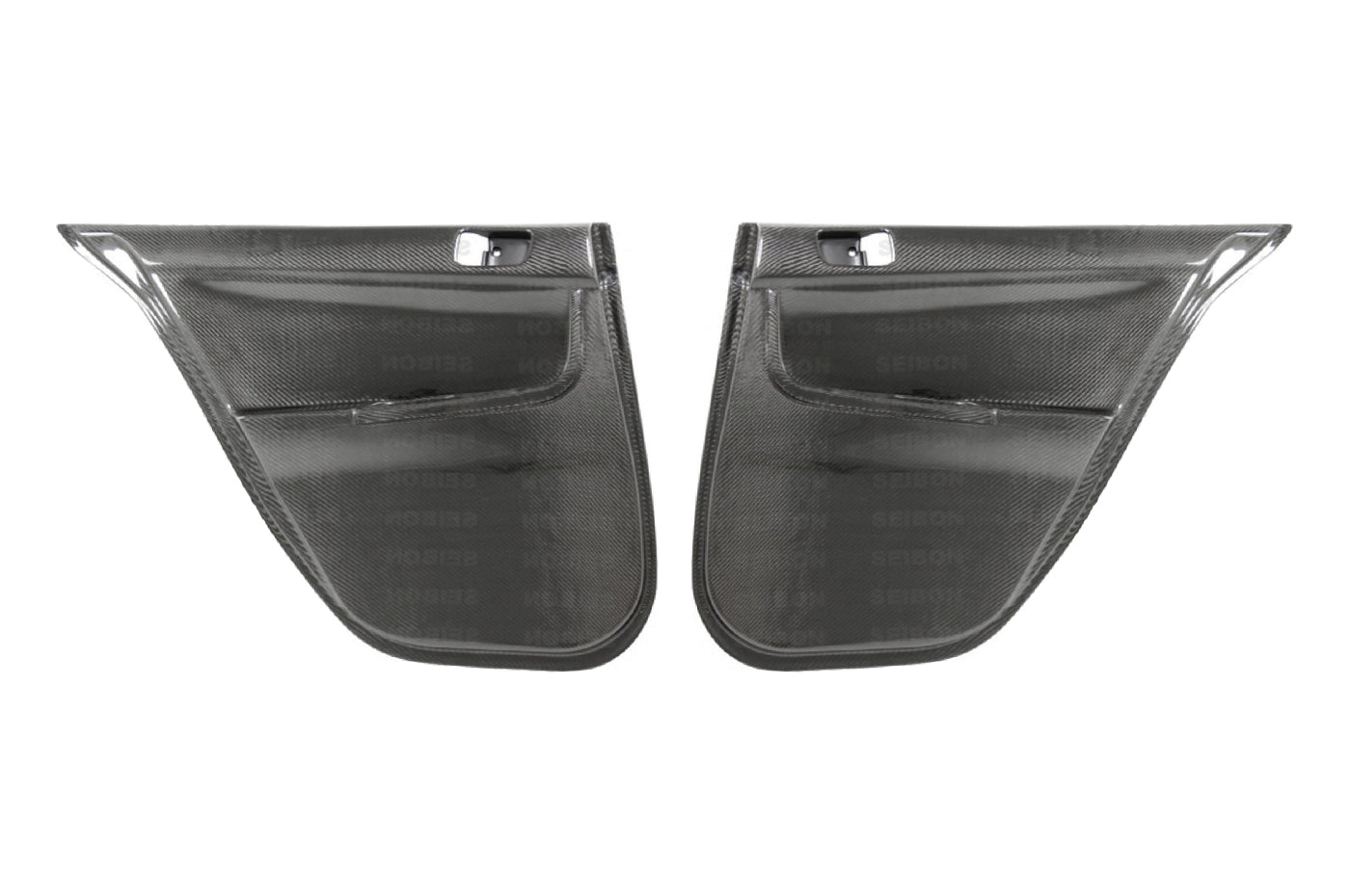 Seibon Carbon Fiber Rear Door Panels for Evo X (DP0809MITEVOX-R)