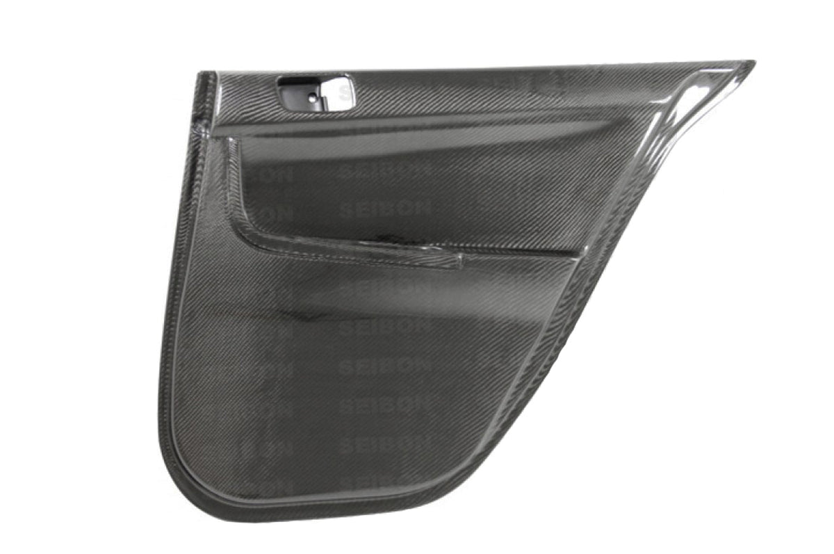 Seibon Carbon Fiber Rear Door Panels for Evo X (DP0809MITEVOX-R)