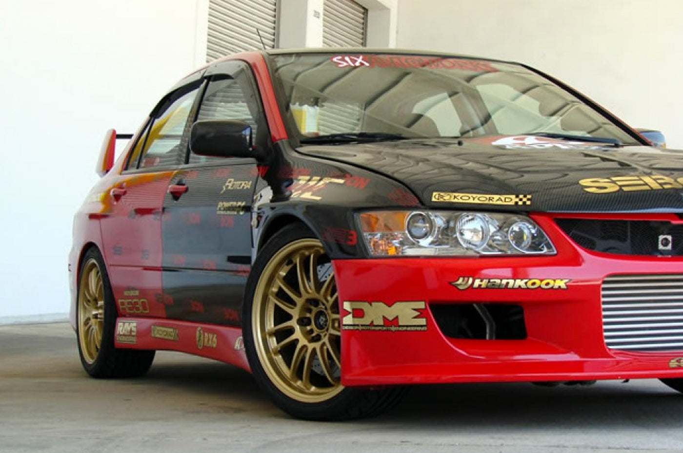 Seibon Carbon Fiber Fenders 10mm Wider for Evo 7/8/9 (FF0305MITEVO8)