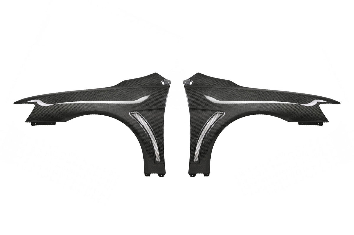Seibon Carbon Fiber Fenders 10mm Wider for Evo X (FF0809MITEVOX)