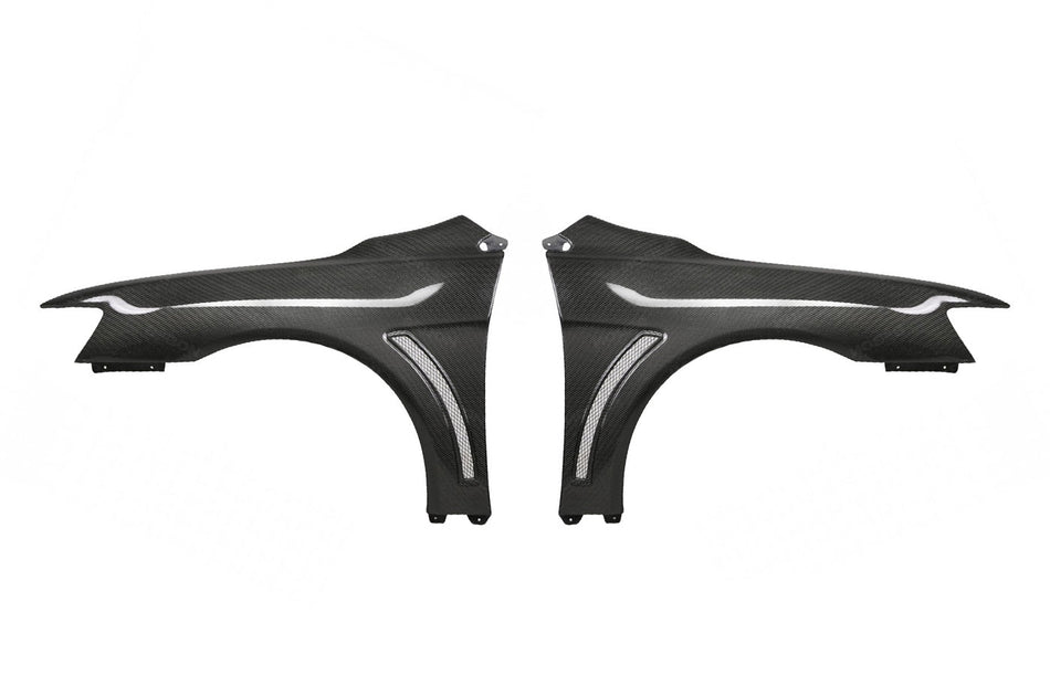Seibon Carbon Fiber Fenders 10mm Wider for Evo X (FF0809MITEVOX)