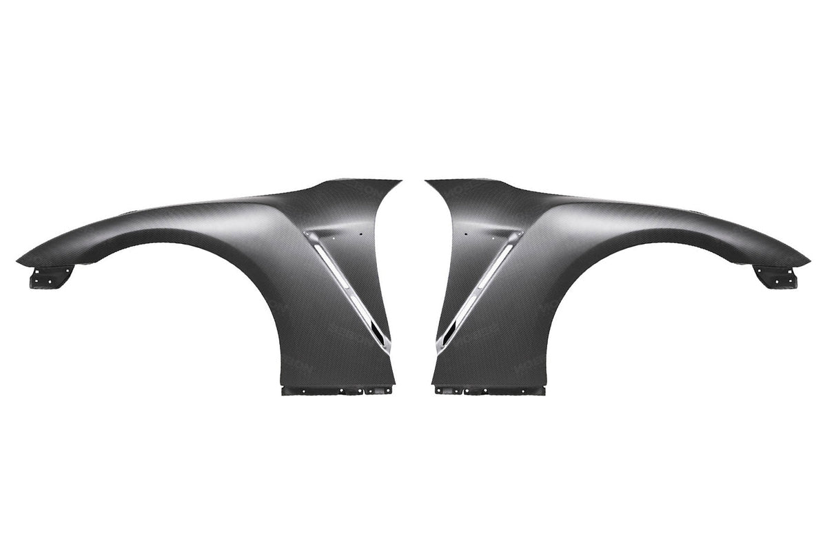 Seibon Carbon Fiber Fenders (DRY Matte) for R35 GTR (FF0910NSGTR-OE-DRY)