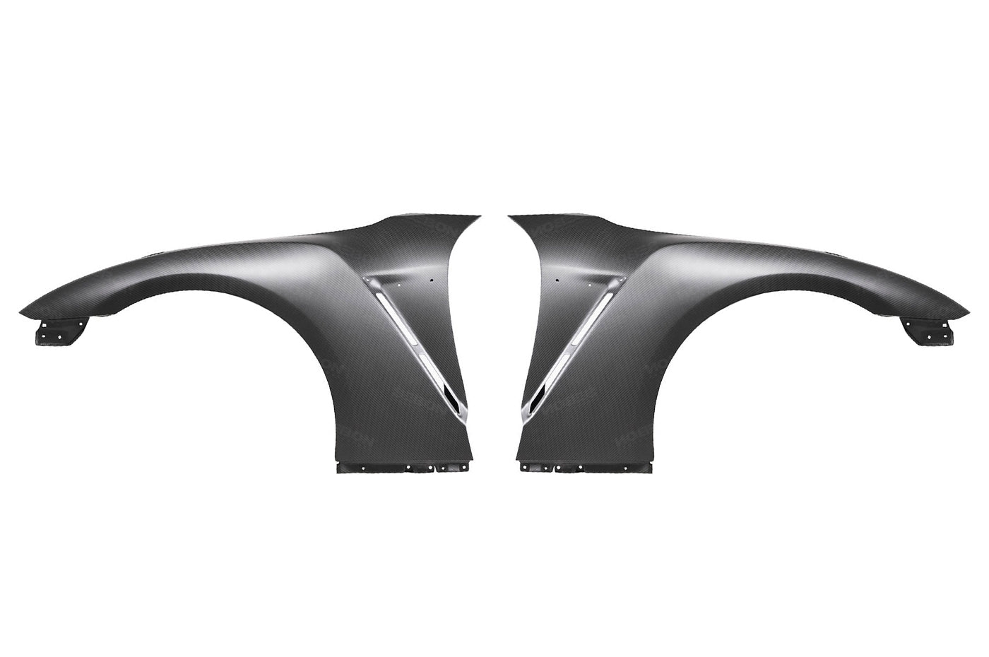 Seibon Carbon Fiber Fenders (DRY Matte) for R35 GTR (FF0910NSGTR-OE-DRY)