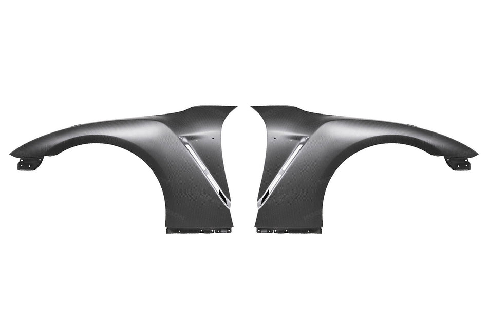 Seibon Carbon Fiber Fenders (DRY Matte) for R35 GTR (FF0910NSGTR-OE-DRY)