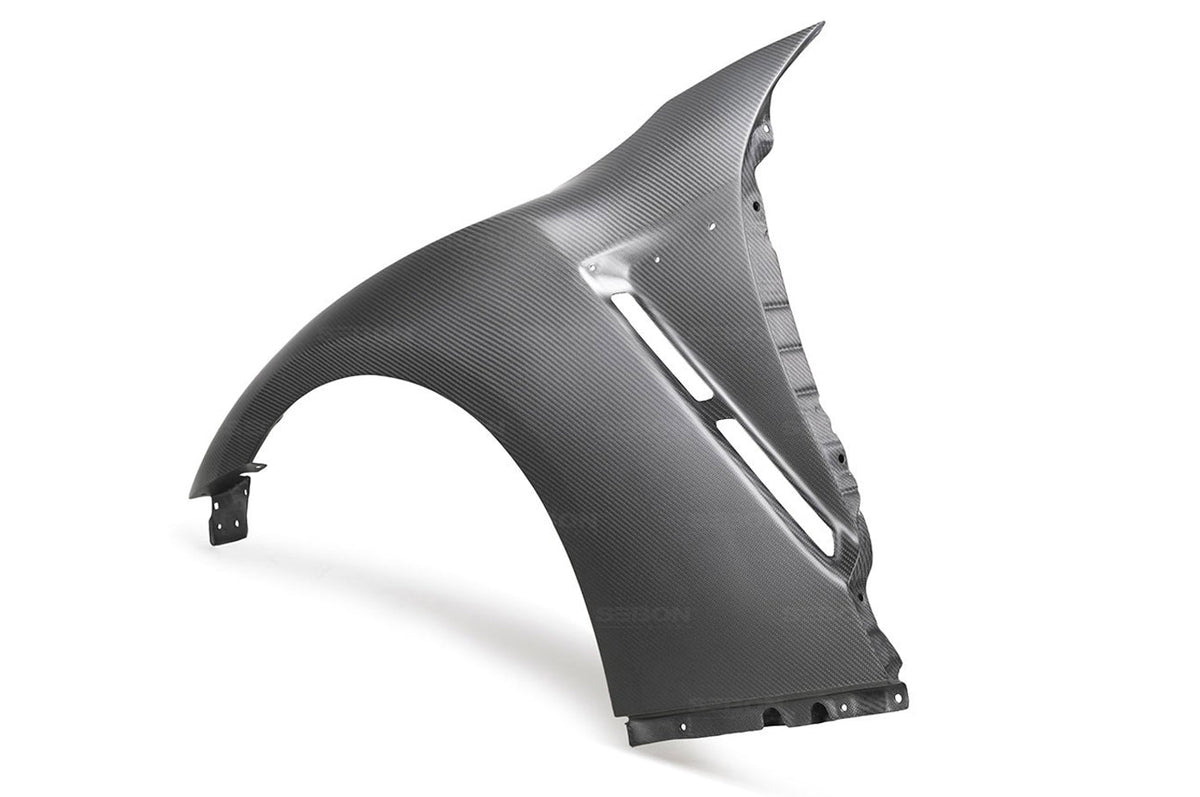 Seibon Carbon Fiber Fenders (DRY Matte) for R35 GTR (FF0910NSGTR-OE-DRY)