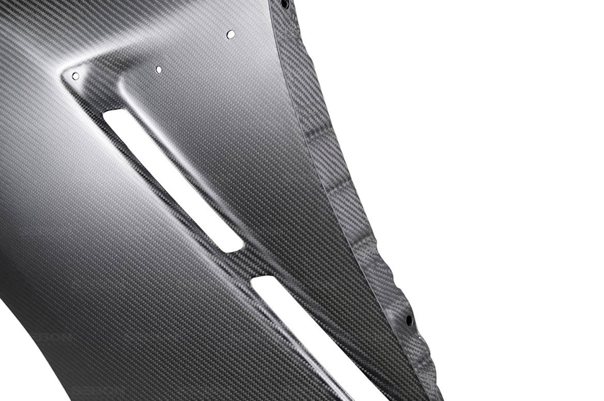Seibon Carbon Fiber Fenders (DRY Matte) for R35 GTR (FF0910NSGTR-OE-DRY)
