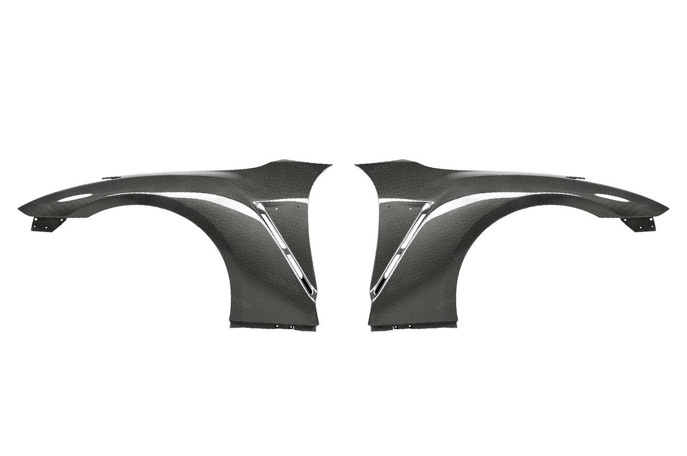 Seibon Gloss Carbon Fiber Fenders for R35 GTR (FF0910NSGTR-OE)