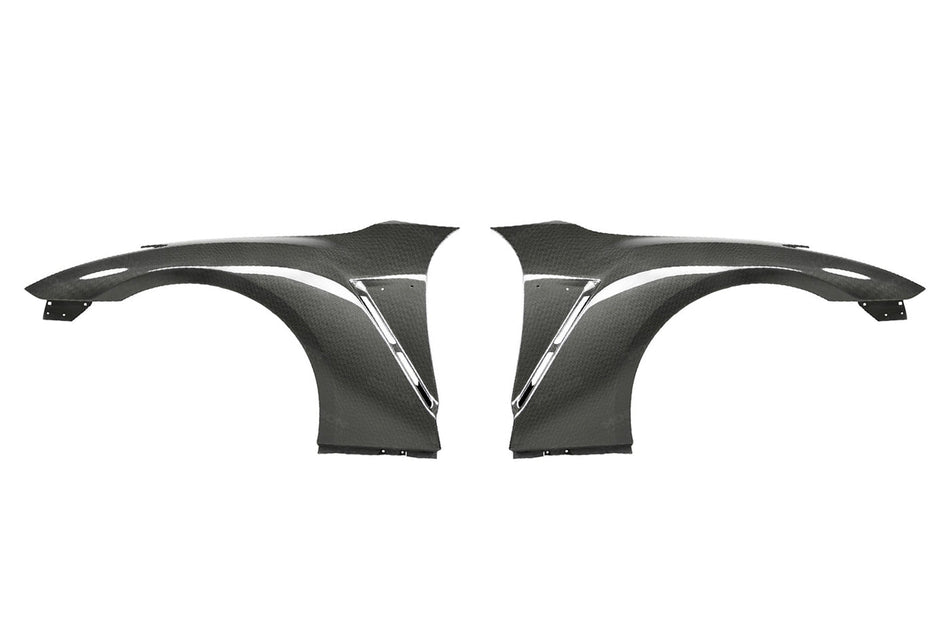Seibon Gloss Carbon Fiber Fenders for R35 GTR (FF0910NSGTR-OE)