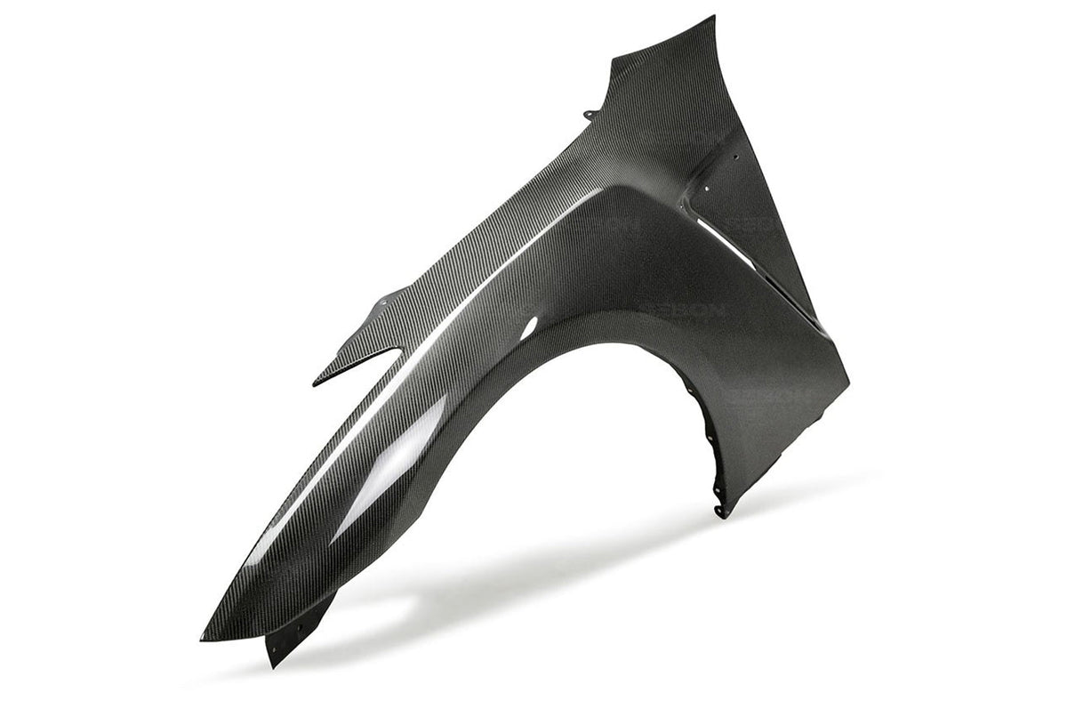 Seibon Gloss Carbon Fiber Fenders for R35 GTR (FF0910NSGTR-OE)