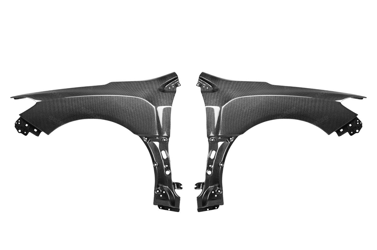 Seibon Carbon Fiber Fenders (Gloss) for 2015-2020 WRX/STi (FF15SBIMP)