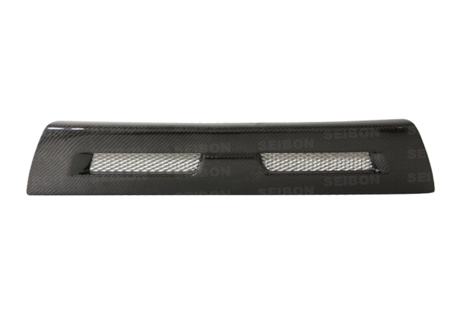 Seibon Carbon Fiber Front Grille (Shaved) for Evo X (FG0809MITEVOX-S)
