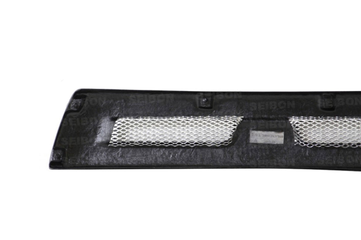Seibon Carbon Fiber Front Grille (Shaved) for Evo X (FG0809MITEVOX-S)