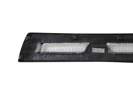 Seibon Carbon Fiber Front Grille (Shaved) for Evo X (FG0809MITEVOX-S)