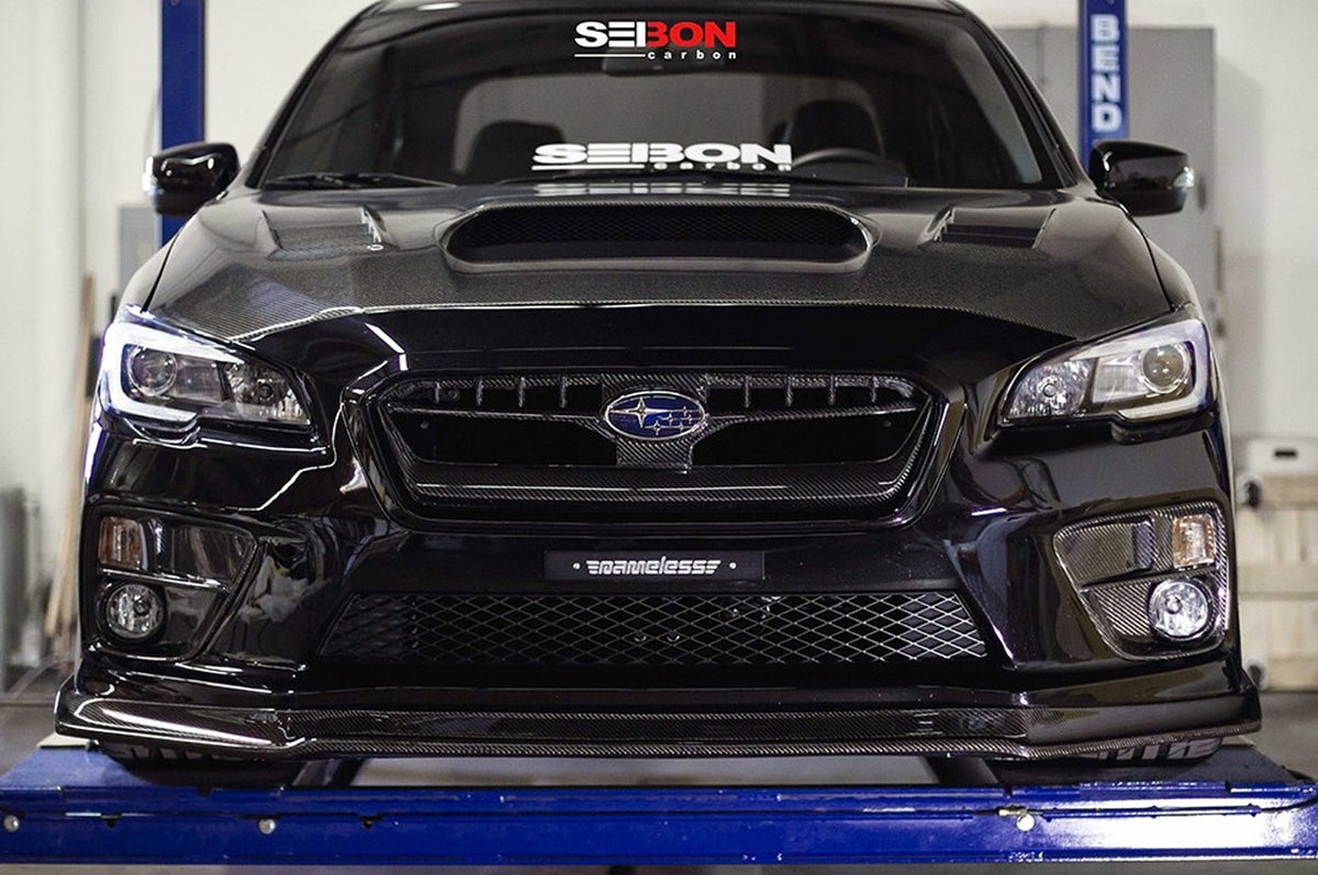 Seibon Carbon Fiber Front Grille for 2015-2017 WRX/STi (FG15SBIMP)