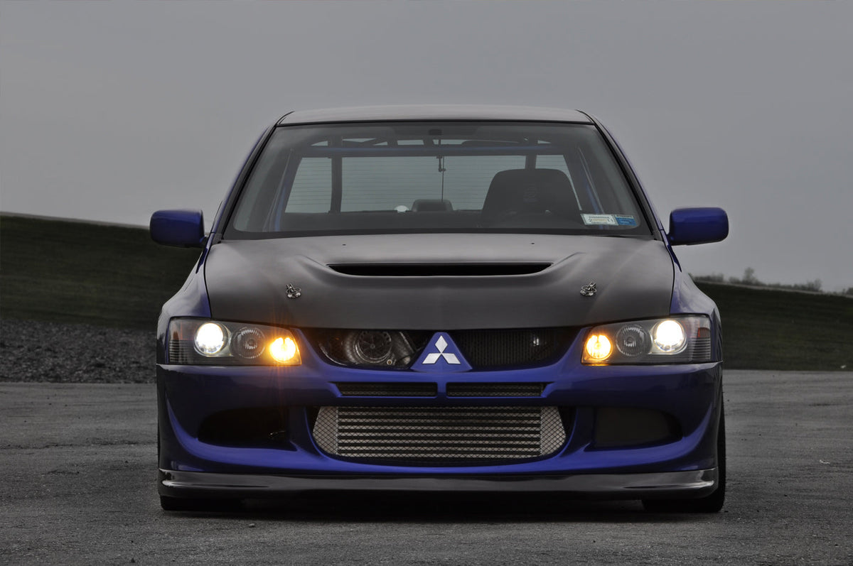 Seibon Carbon Fiber Front Lip DL Style for Evo 8 (FL0305MITEVO8-DL)