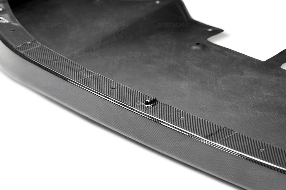 Seibon Carbon Fiber Front Lip OEM Style for R35 GTR 2009-2011 (FL0910NSGTR-OE)