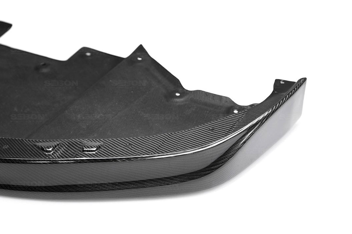 Seibon Carbon Fiber Front Lip OEM Style for R35 GTR 2009-2011 (FL0910NSGTR-OE)
