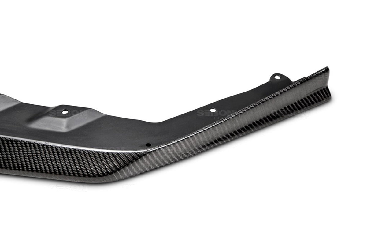 Seibon Carbon Fiber Front Lip MB1 Style for 2015-2017 WRX/STi (FL15SBIMP-MB1)