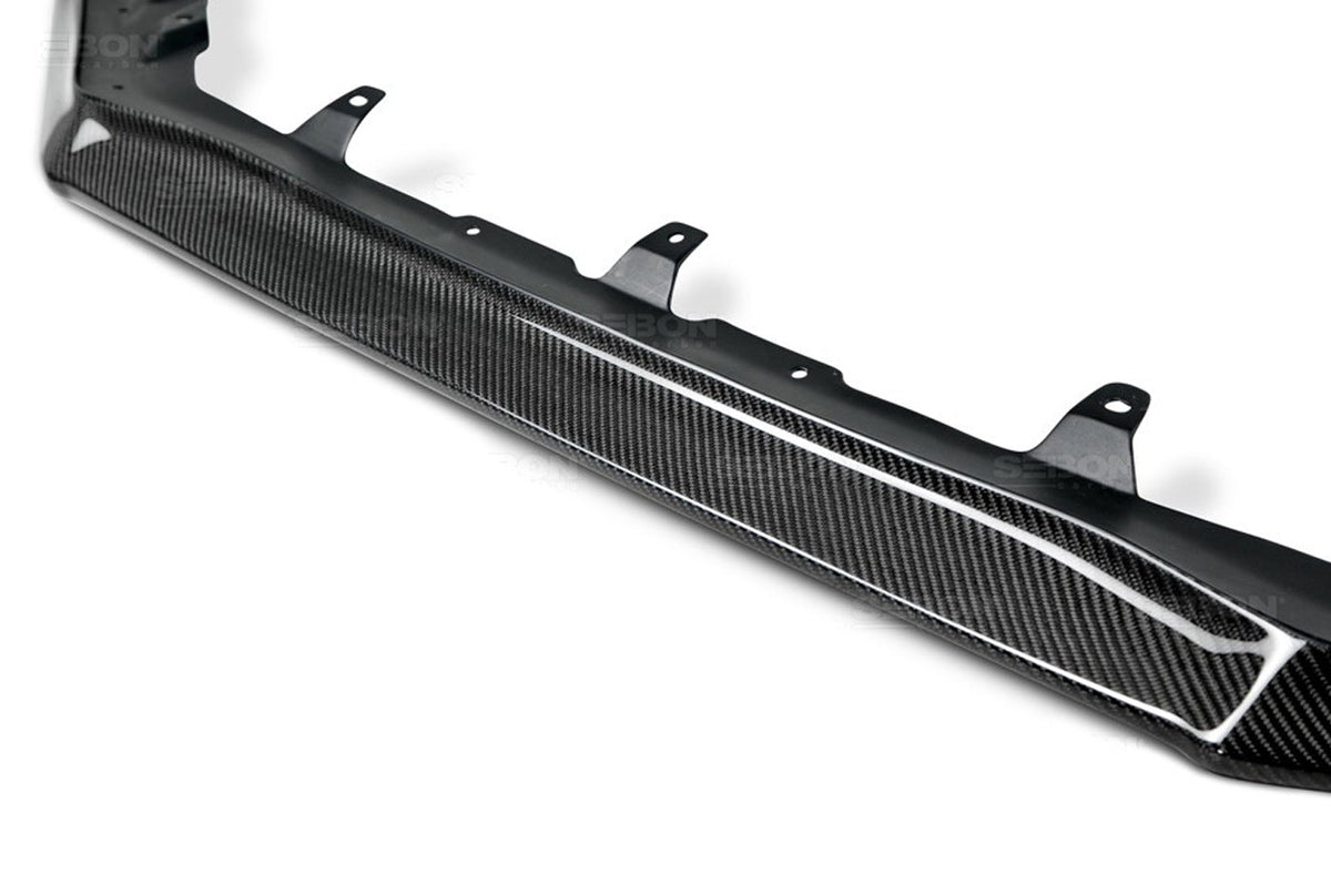 Seibon Carbon Fiber Front Lip MB1 Style for 2015-2017 WRX/STi (FL15SBIMP-MB1)