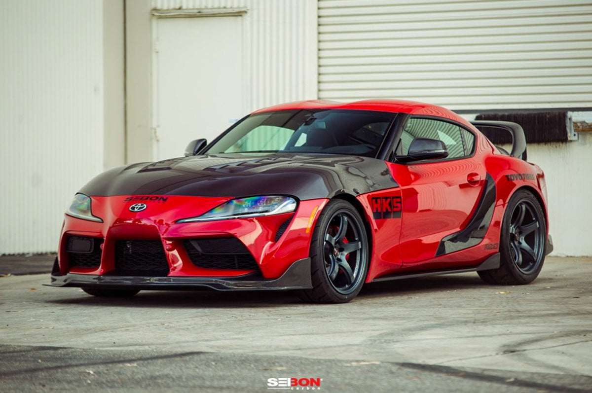 Seibon Carbon Fiber Front Lip MB Style for Supra GR (FL20TYSUP-MB)