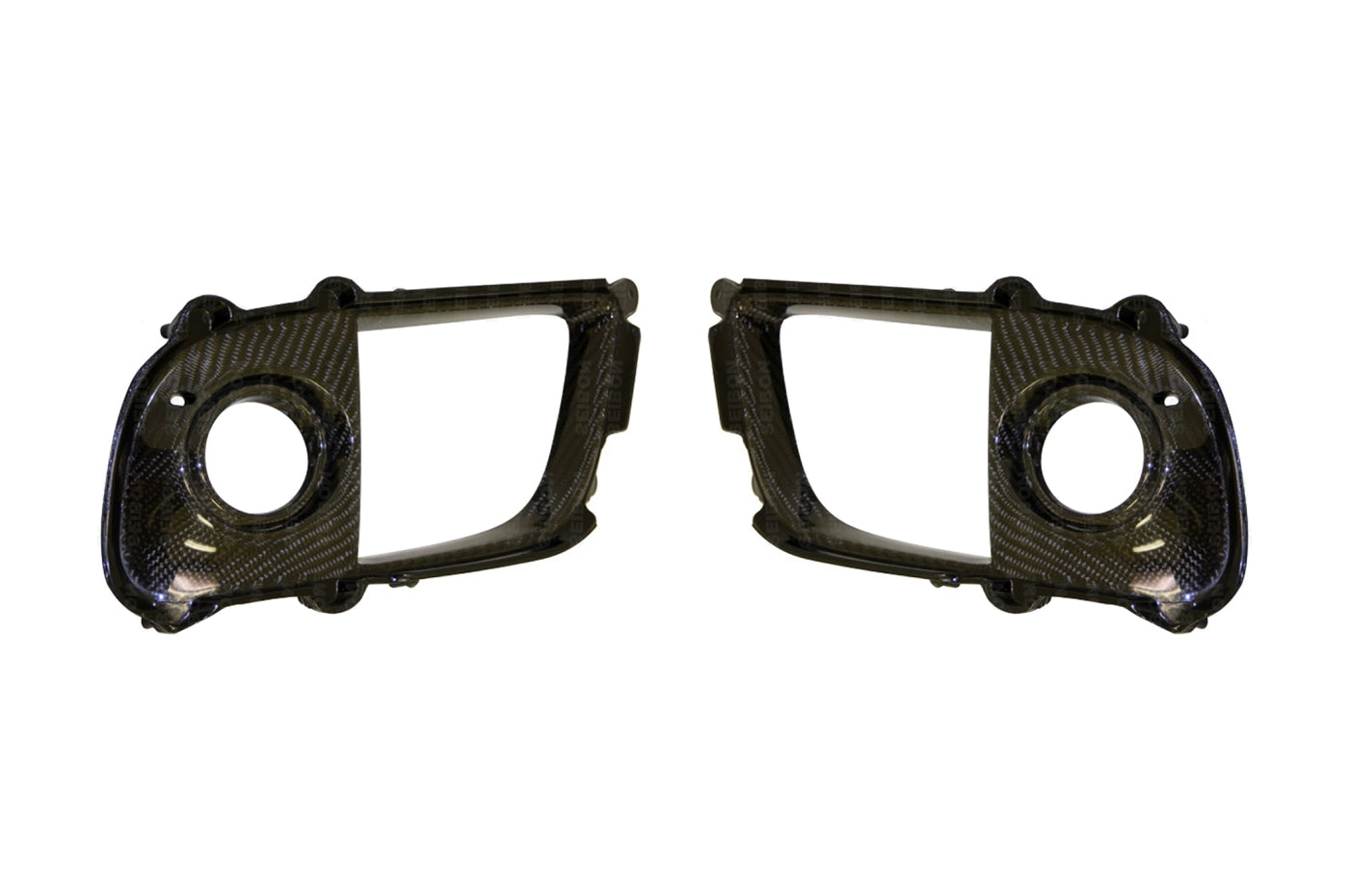 Seibon Carbon Fiber Fog Light Surround for Evo X (FLS0809MITEVOX)