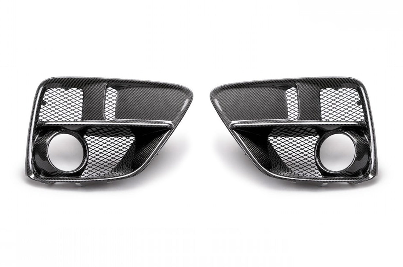 Seibon Carbon Fiber Foglight Bezel Covers for 15-17 WRX/STi (FLS15SBIMP)