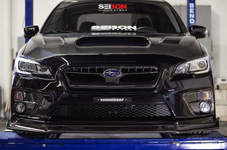 Seibon Carbon Fiber Foglight Bezel Covers for 15-17 WRX/STi (FLS15SBIMP)