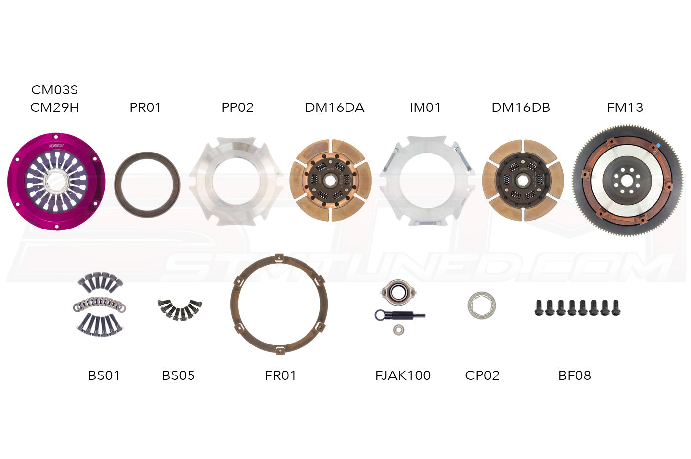 EXEDY Subaru STi Twin Clutch Kit FM022HD FM022SD