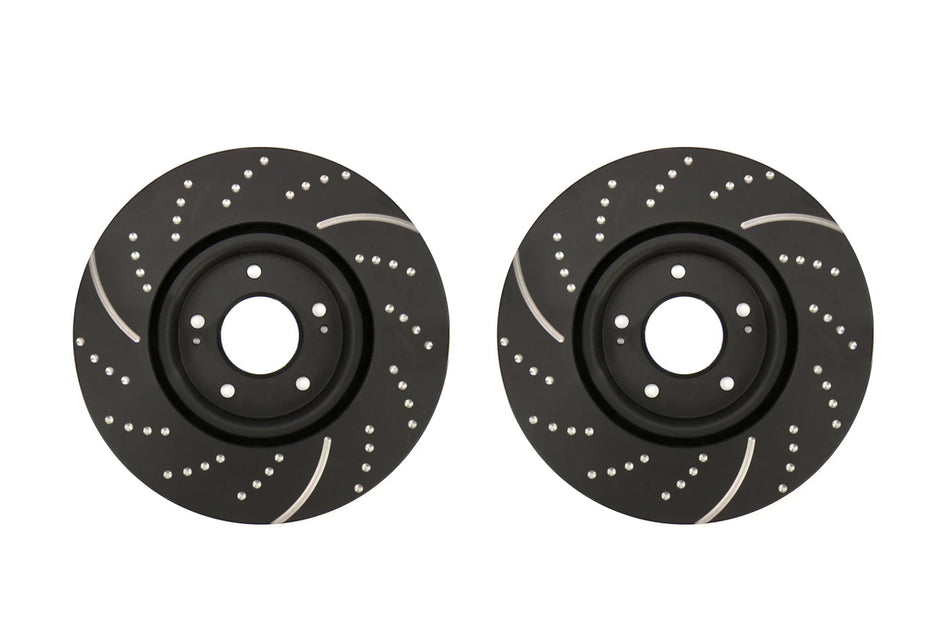 EBC 3GD Drilled and Slotted Rotors for Evo 5-9 (GD975 Front Pair)