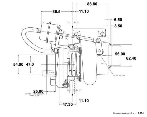 Garrett GT2052 (140-230 HP)