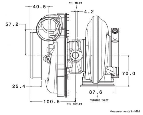 Garrett GTX3576R Gen II Standard Rotation (400-750 HP)