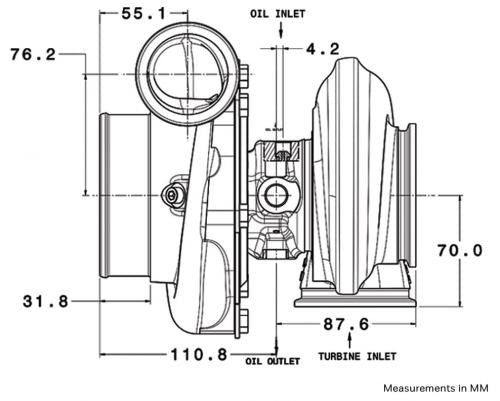 Garrett GTX3582R Gen II Standard Rotation (450-850 HP)