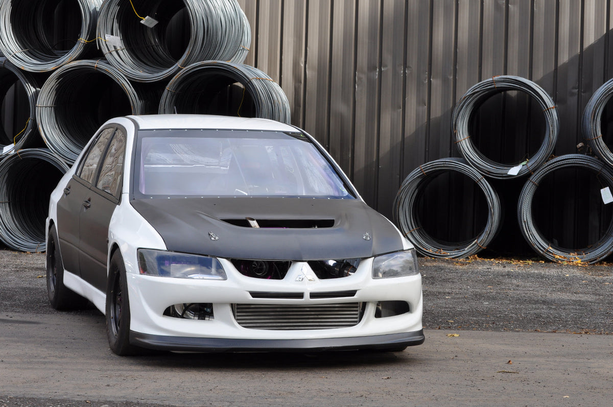 HD0305MITEVO8-OE-DRY Seibon Evo 7/8/9 Dry Carbon Fiber Hood